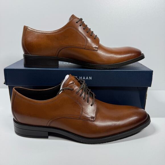 NIB • Cole Haan Modern Essentials Leather Plain Toe Oxfords
Size: 12 - Picture 1 of 7